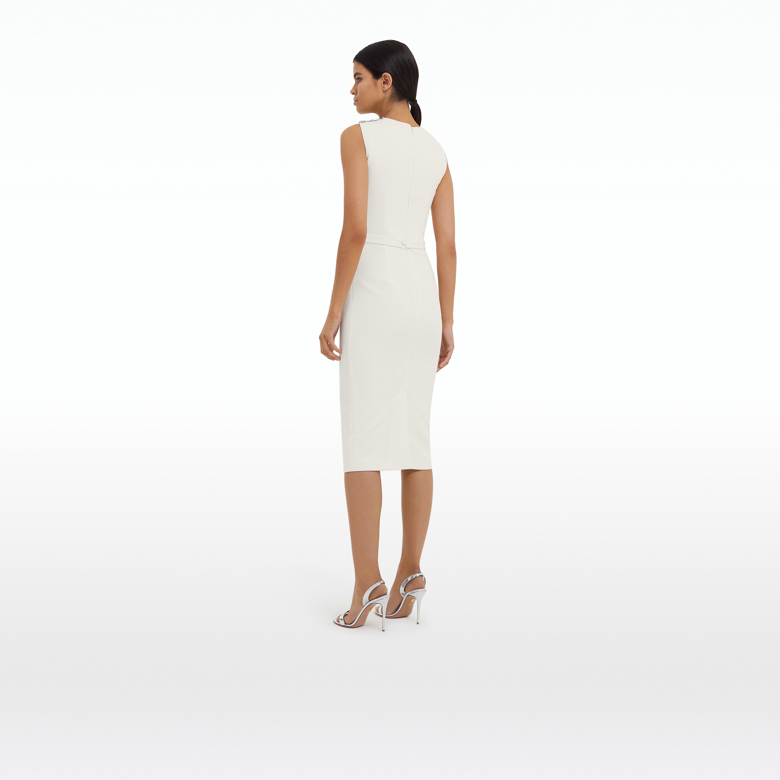 Sherry Ivory Midi Dress