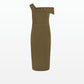 Marni Khaki Midi Dress