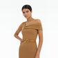Marni Cognac Midi Dress