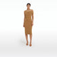 Marni Cognac Midi Dress