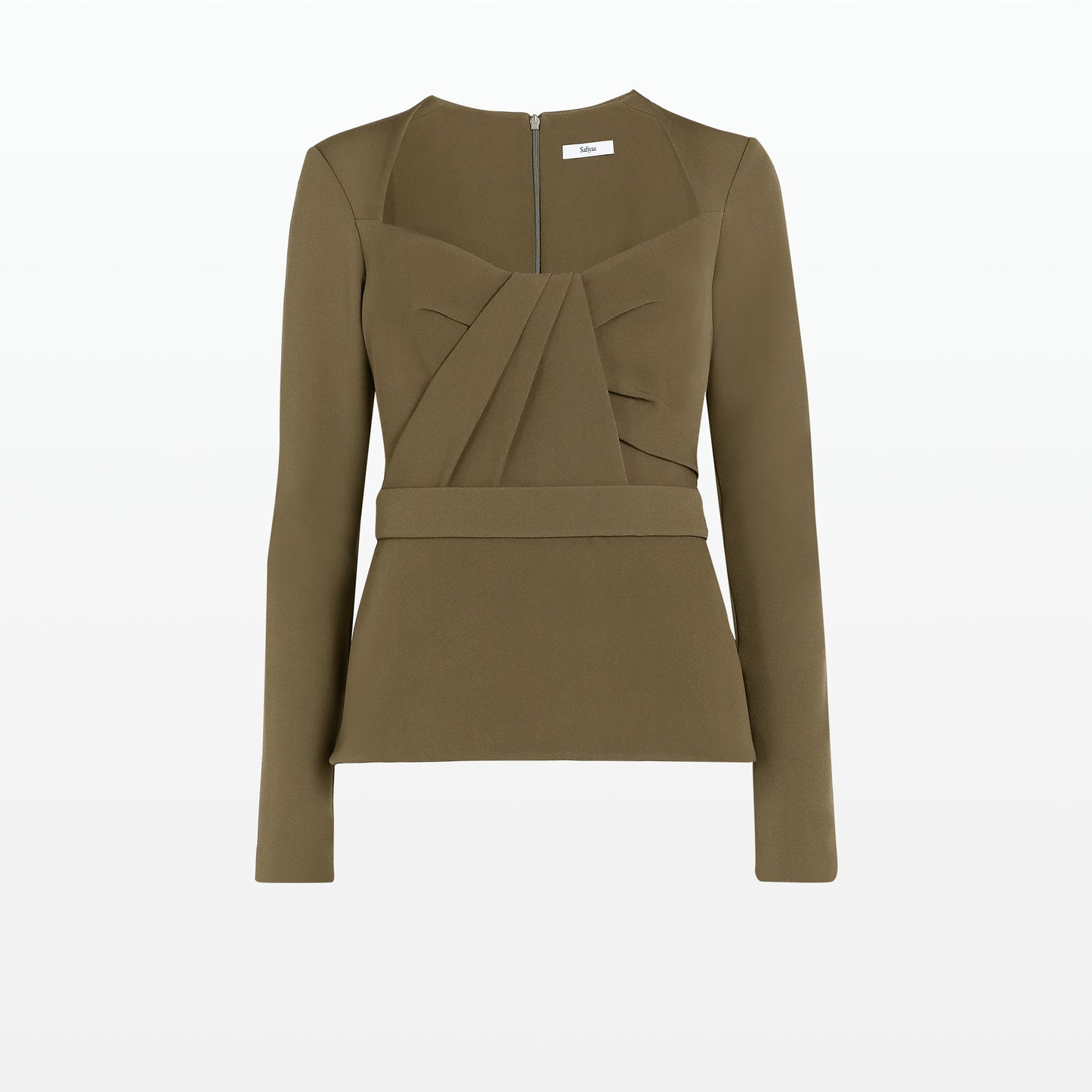 Saskia Khaki Top