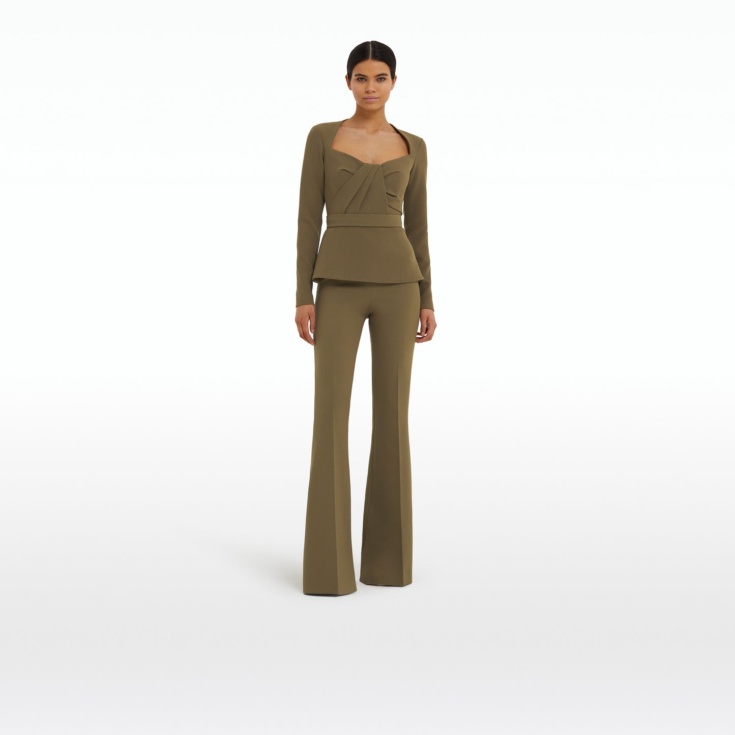 Saskia Khaki Top