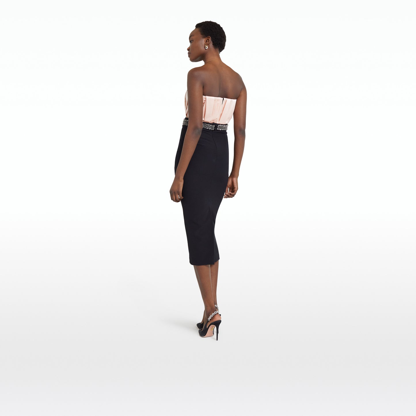 Abila Black & Melba Midi Dress