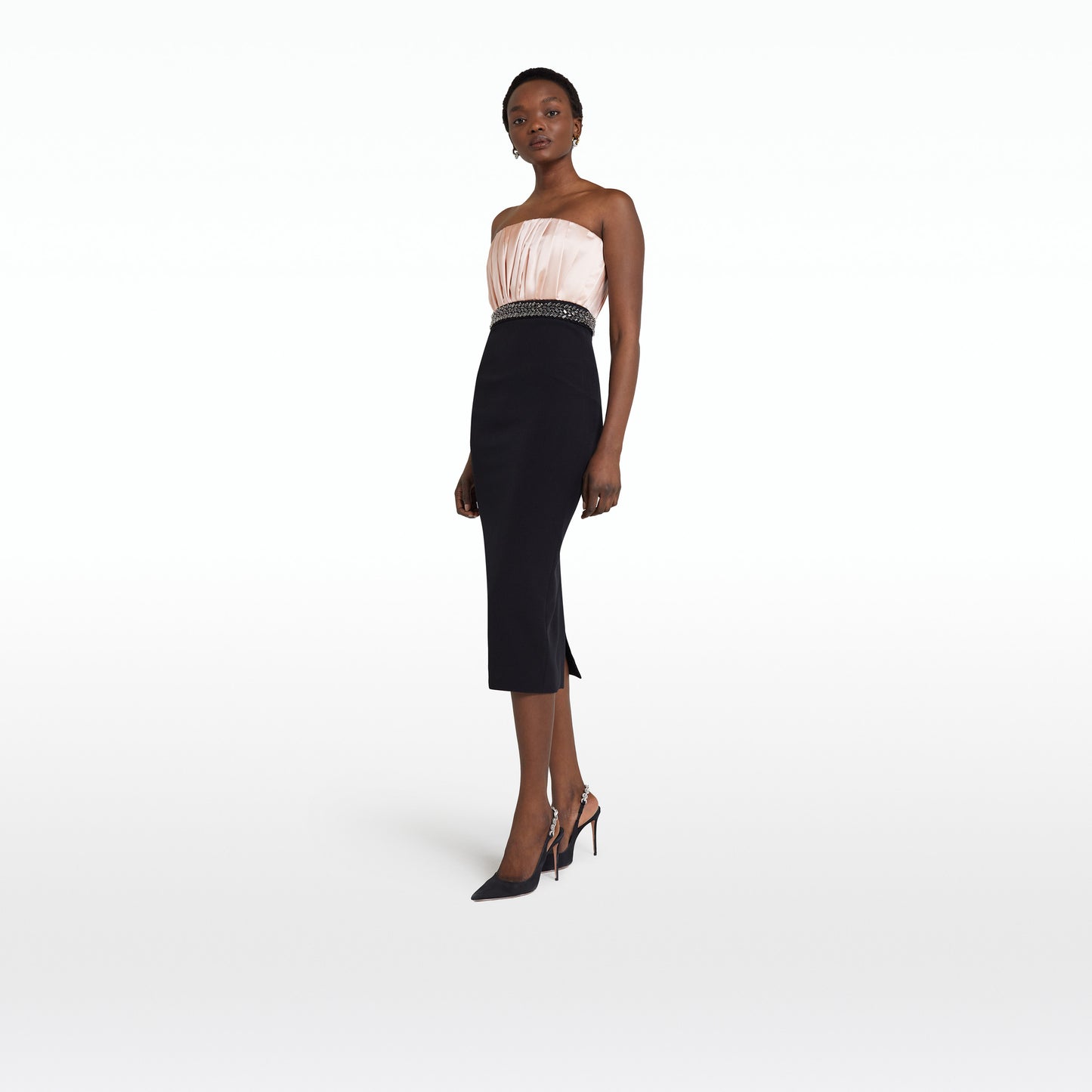 Abila Black & Melba Midi Dress