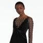 Amala Black Short Dress