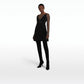 Amala Black Short Dress