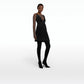 Amala Black Short Dress