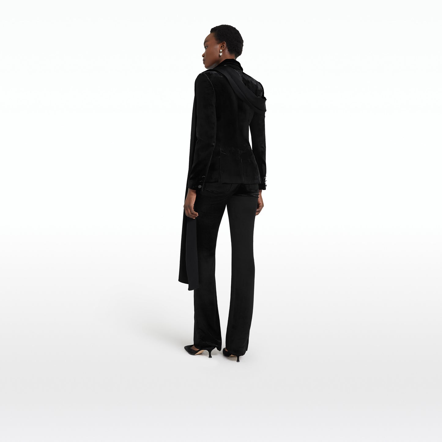 Flora Black Trousers