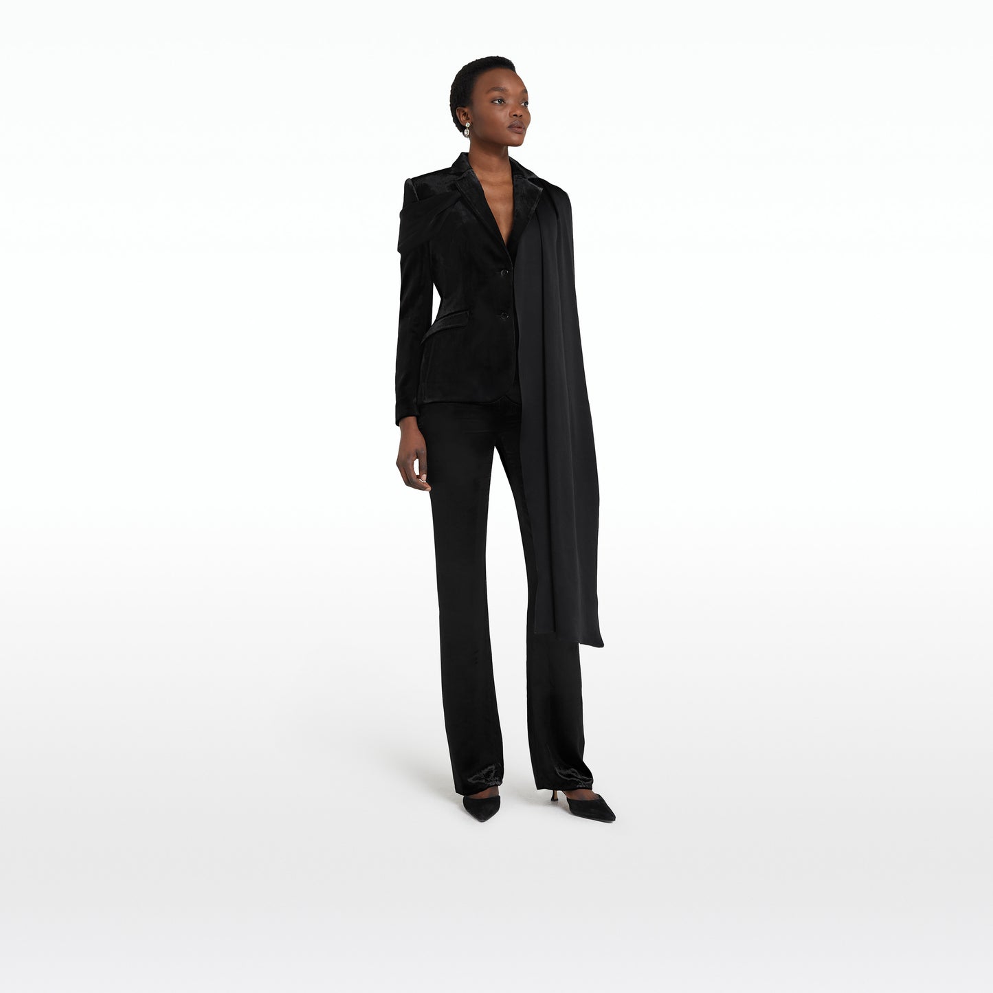 Flora Black Trousers