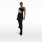 Kristine Black & Brunnera Knit Dress