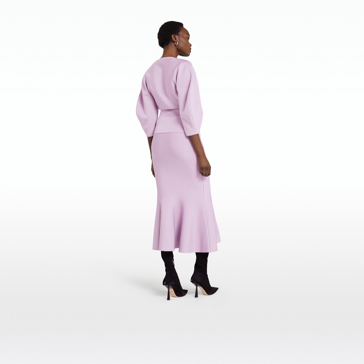 Kimberley Lilac Snow Knit Skirt