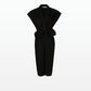Calianne Black Cotton Dress