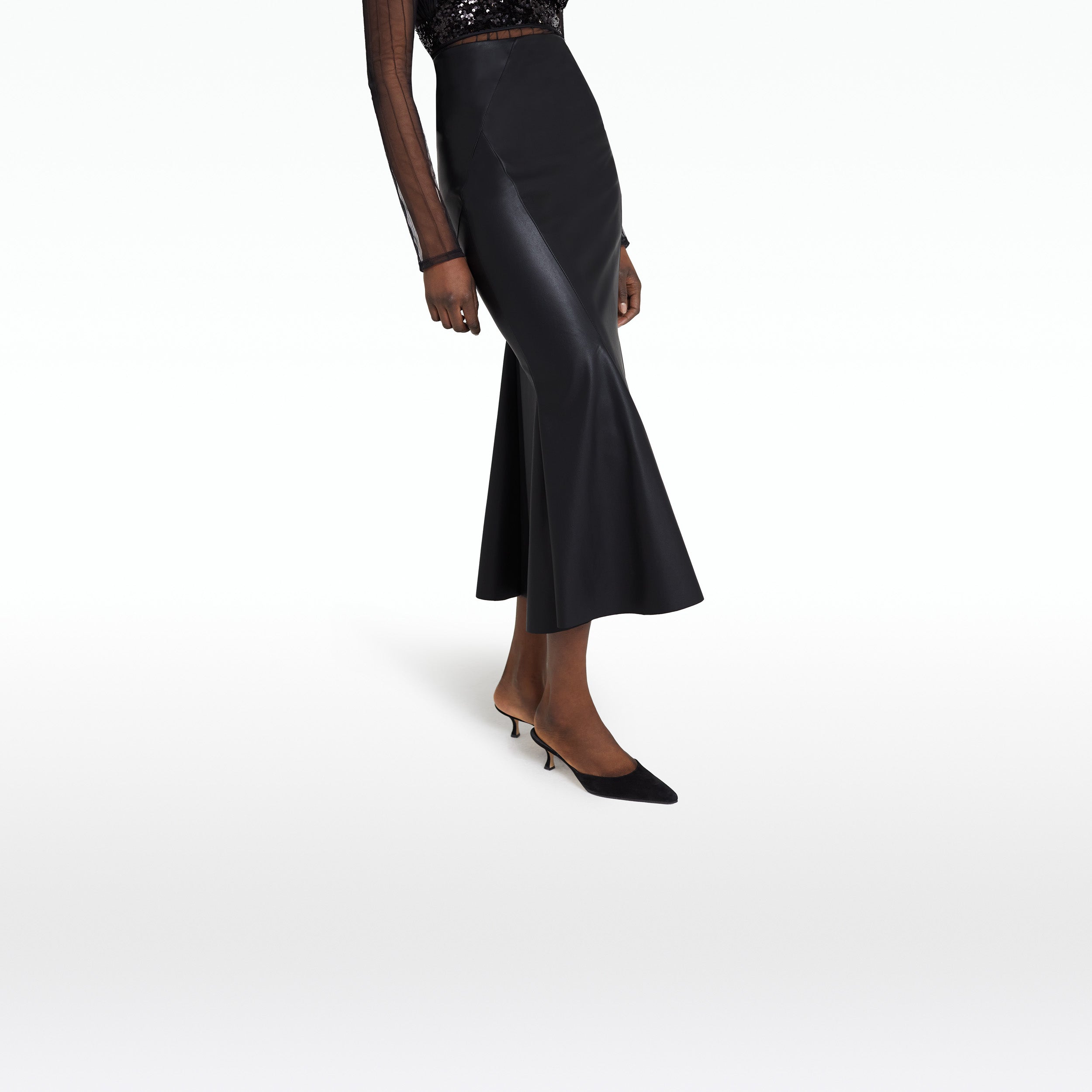 Faux leather skirt tu online