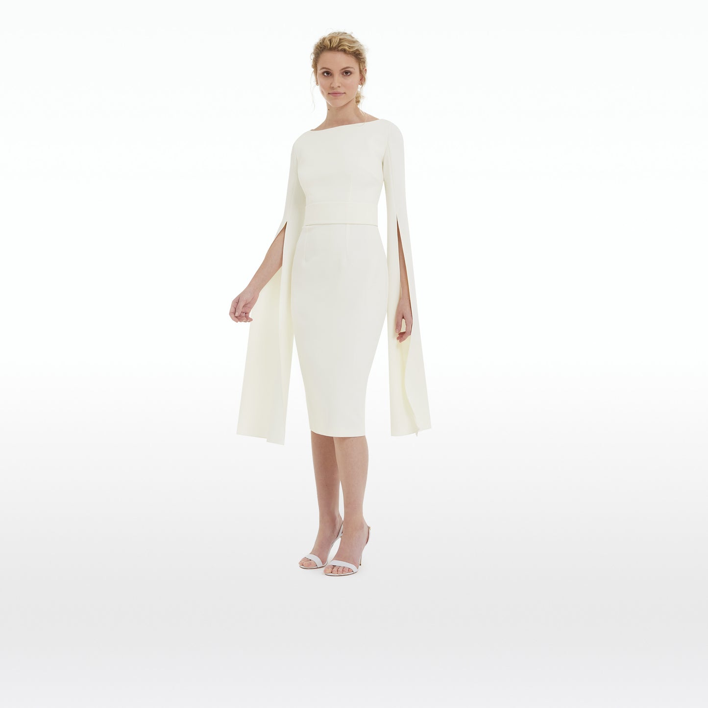 Octavia Ivory Midi Dress