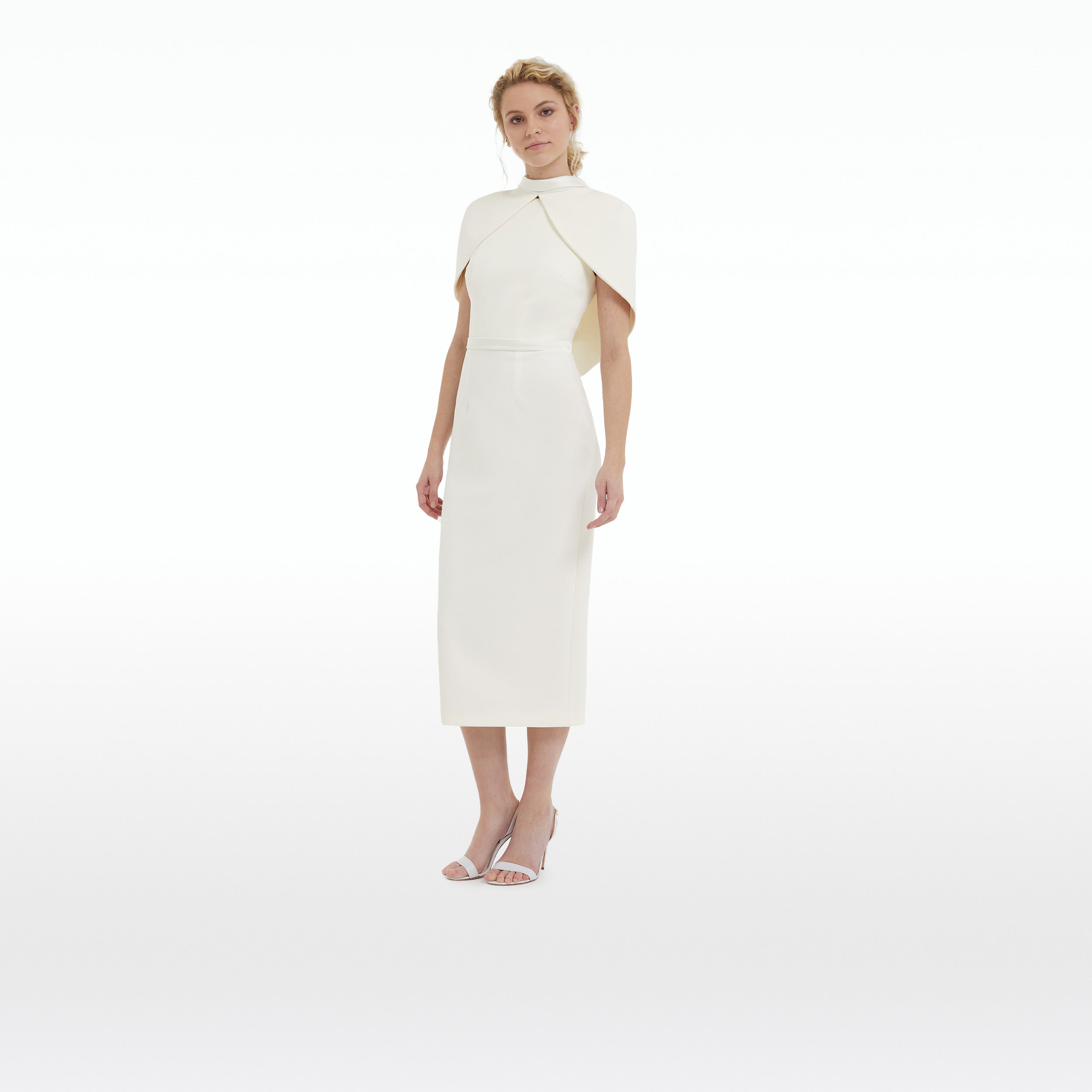 Arella Ivory Midi Dress