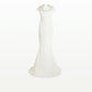Rubena Curled Leaf Embroidered Dress