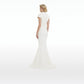 Rubena Curled Leaf Embroidered Dress
