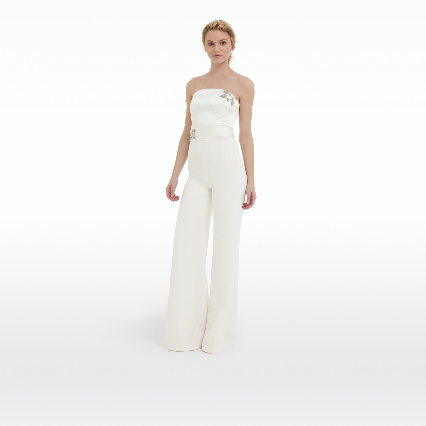 Sarisha Flower Bud Embroidered Jumpsuit