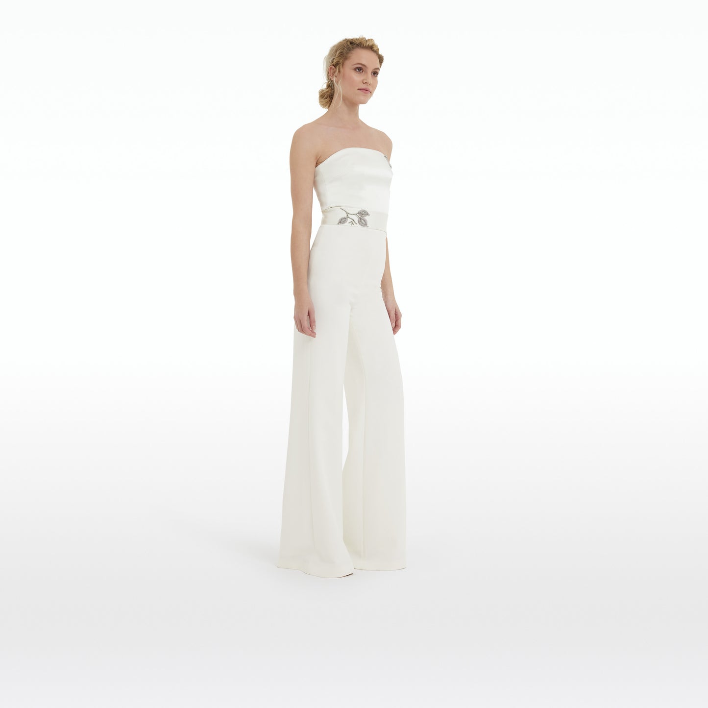 Sarisha Flower Bud Embroidered Jumpsuit