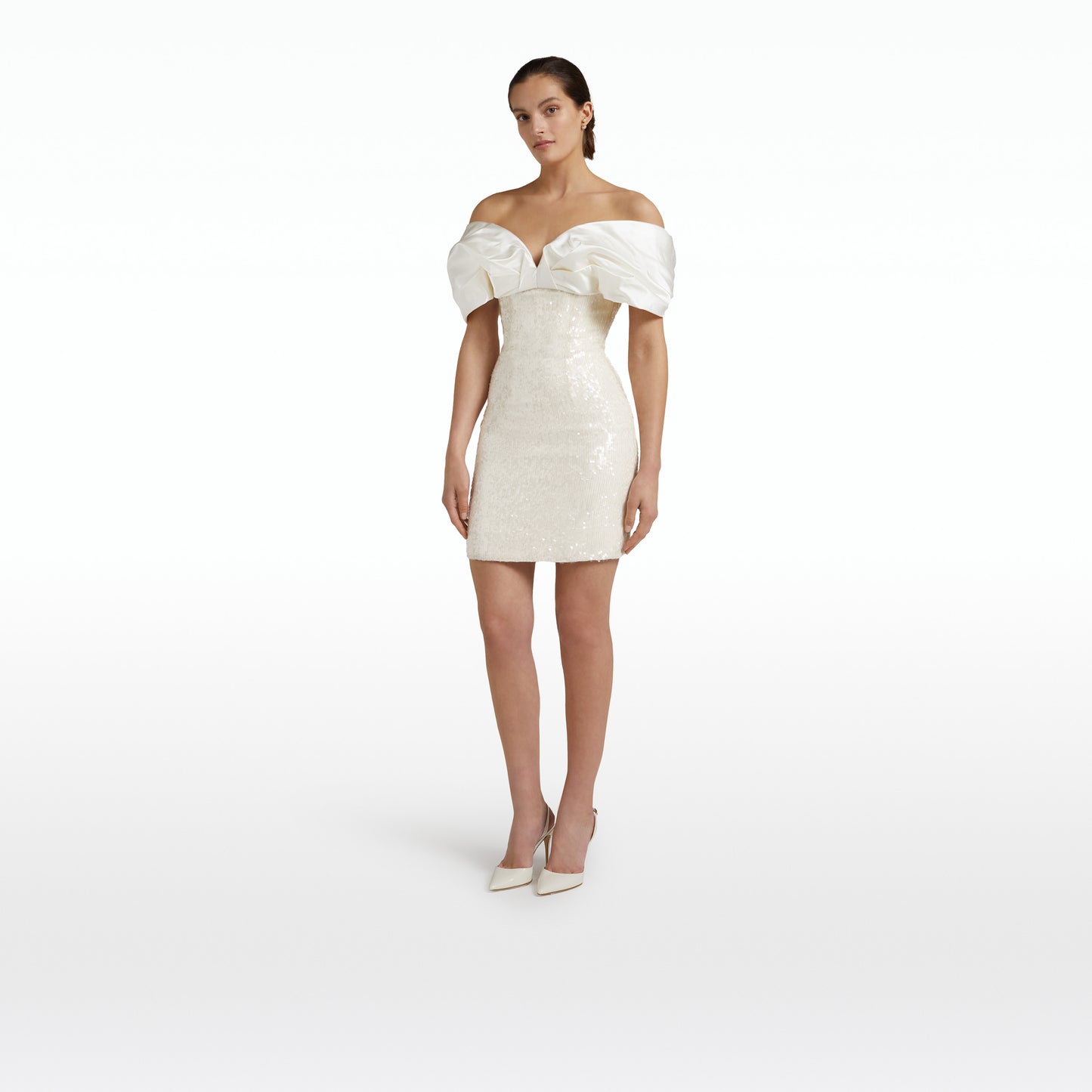 Dianelli Ivory Short Dress