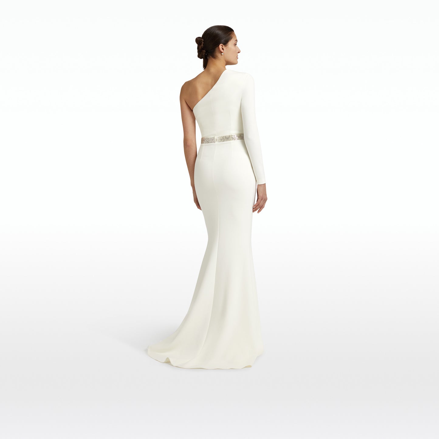 Aria Ivory Long Dress