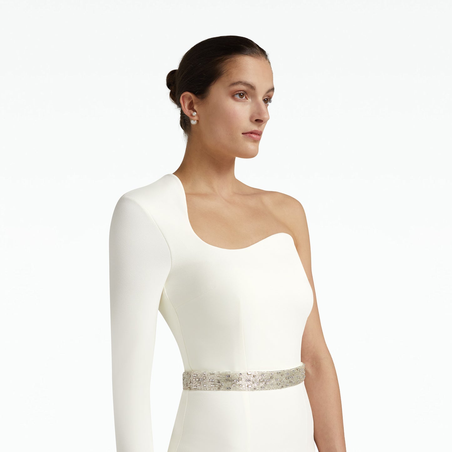 Aria Ivory Long Dress