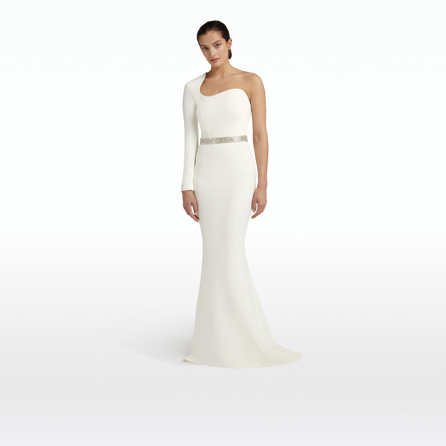 Aria Ivory Long Dress