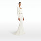Aria Ivory Long Dress