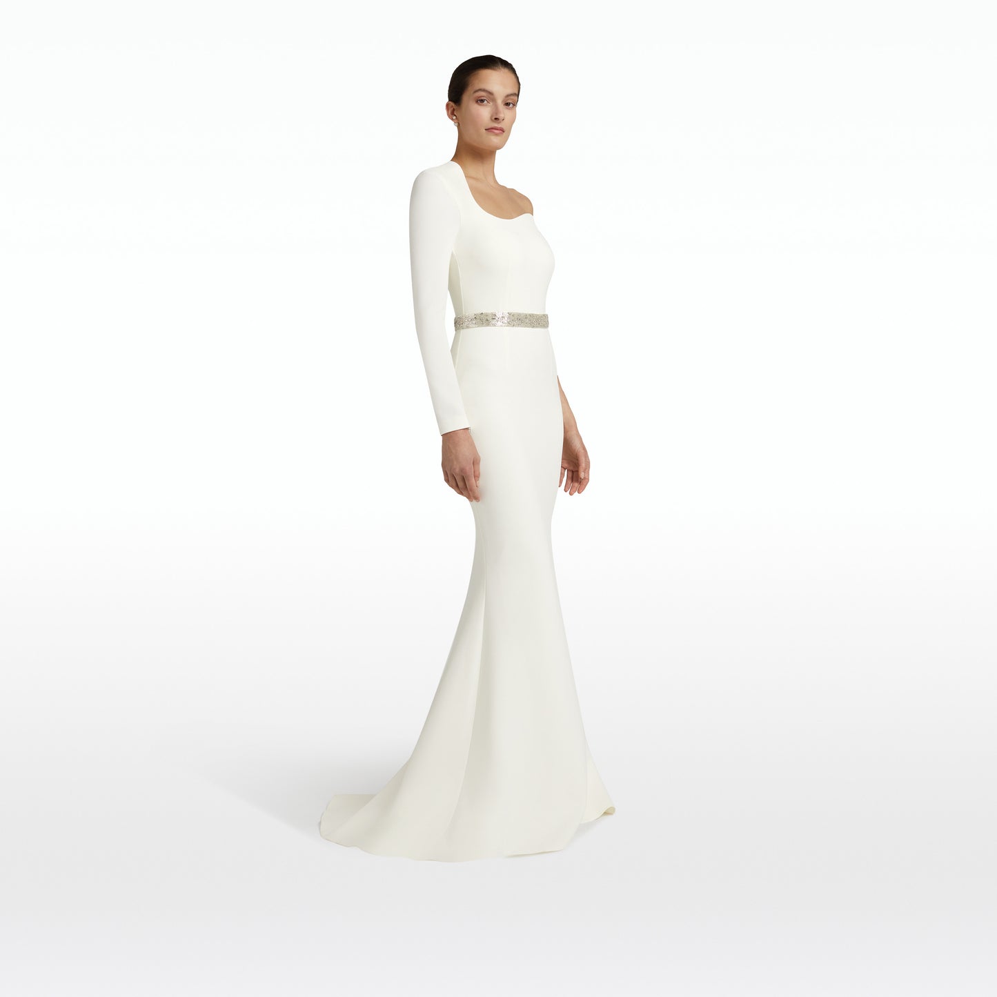 Aria Ivory Long Dress