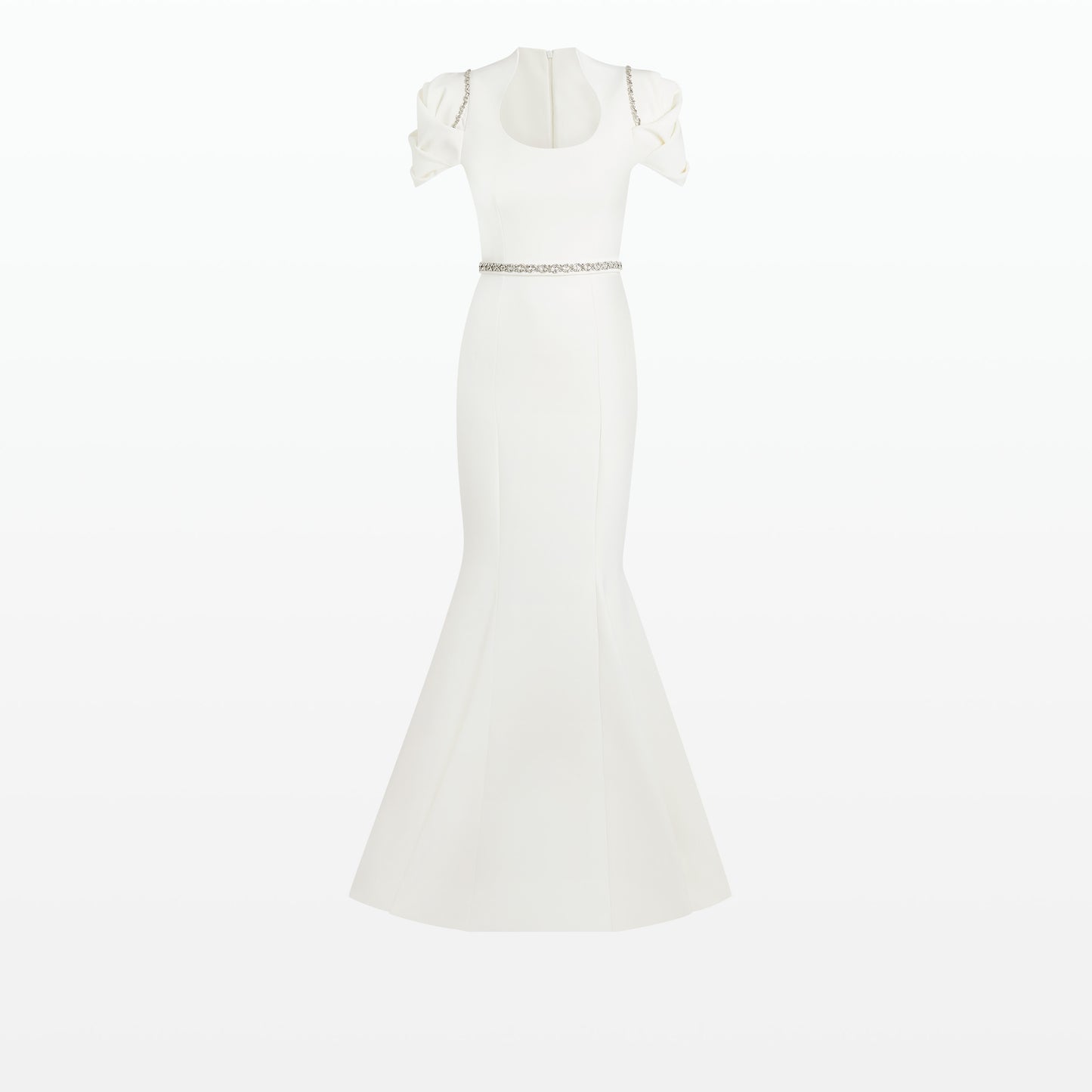 Logan Ivory Long Dress