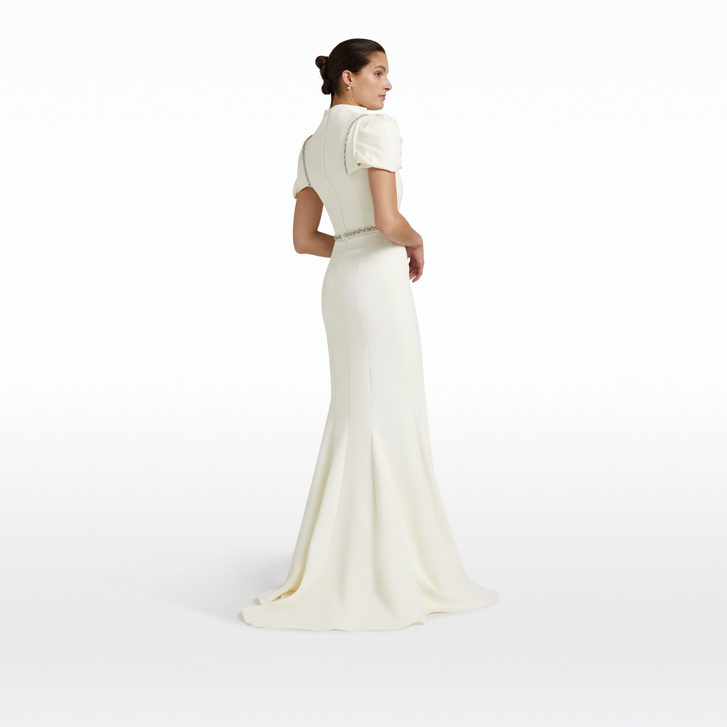 Logan Ivory Long Dress