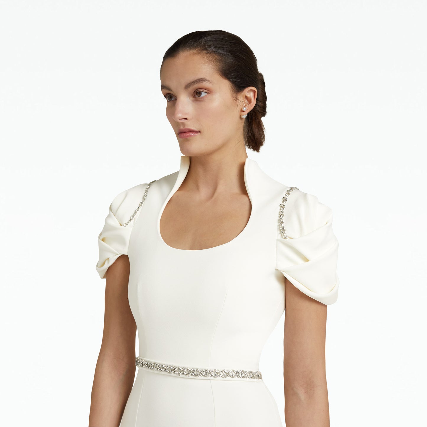 Logan Ivory Long Dress