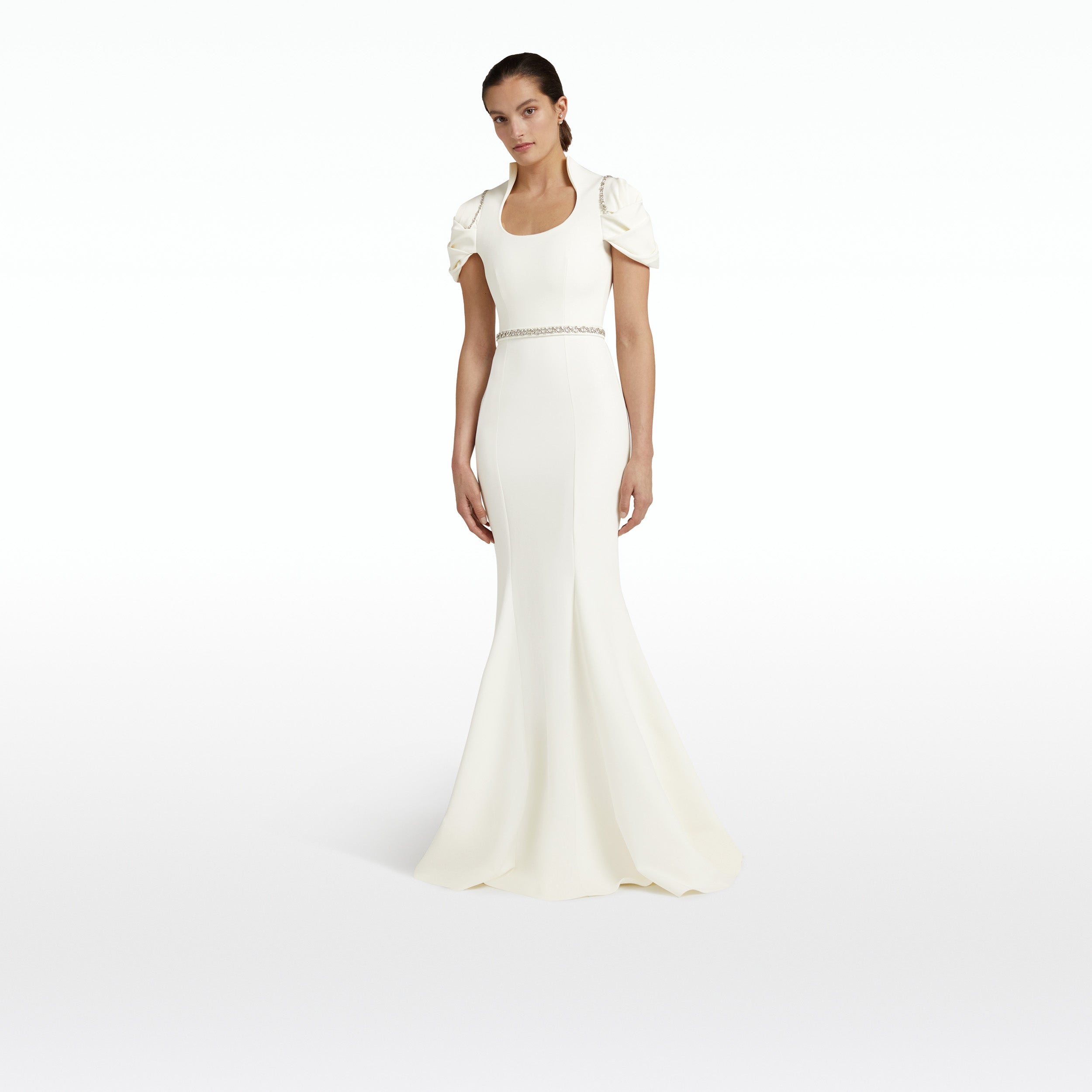 Logan Ivory Long Dress
