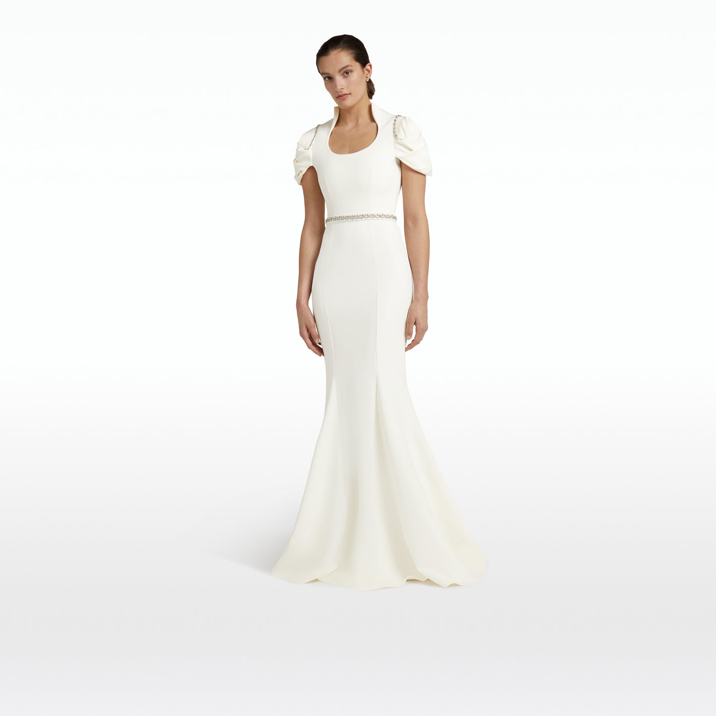 Logan Ivory Long Dress