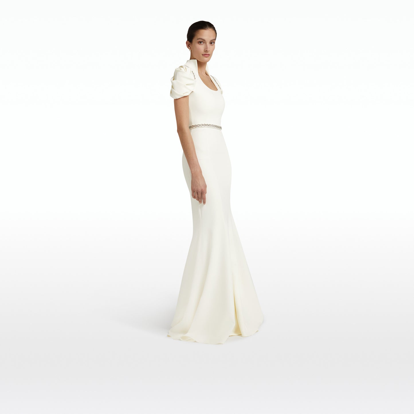 Logan Ivory Long Dress