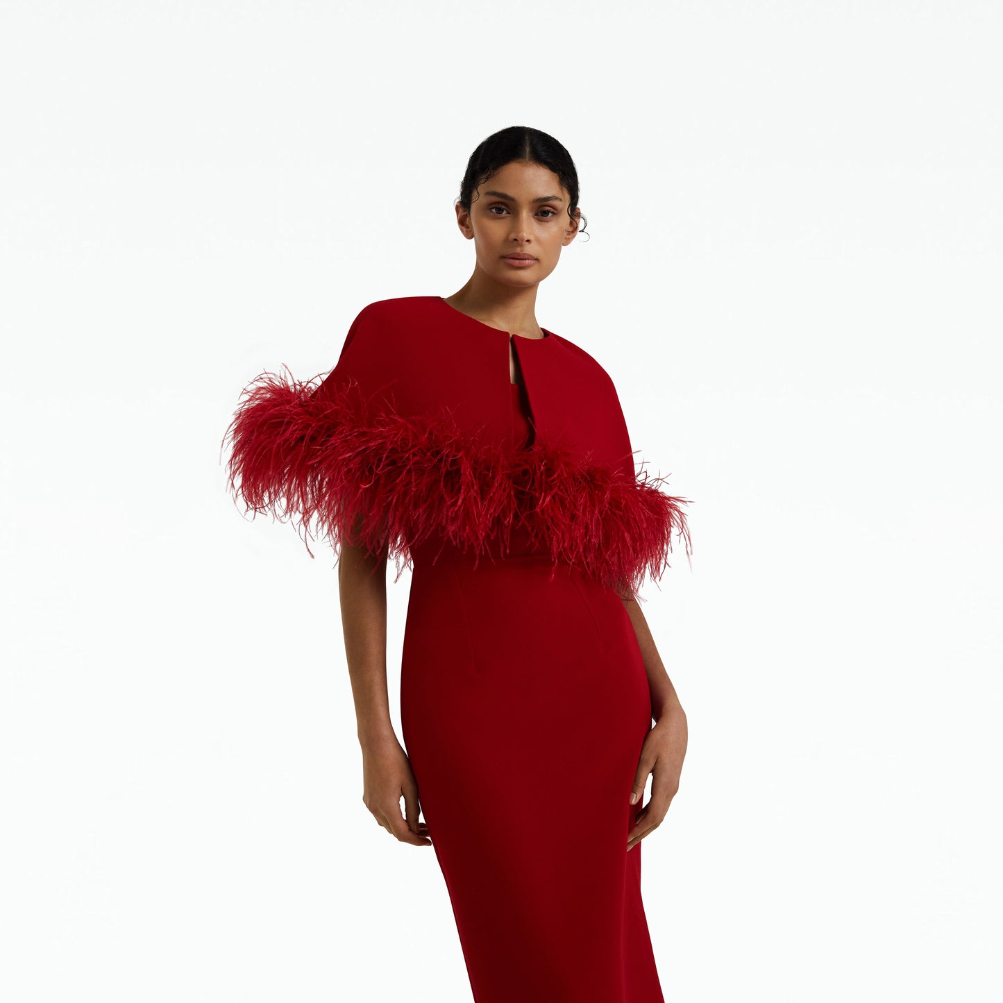 Oralie Azalea Midi Dress