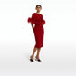 Oralie Azalea Midi Dress