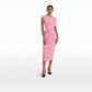 Regina Begonia Pink Midi Dress