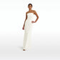 Soshin Ivory Strapless Dress