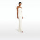 Soshin Ivory Strapless Dress