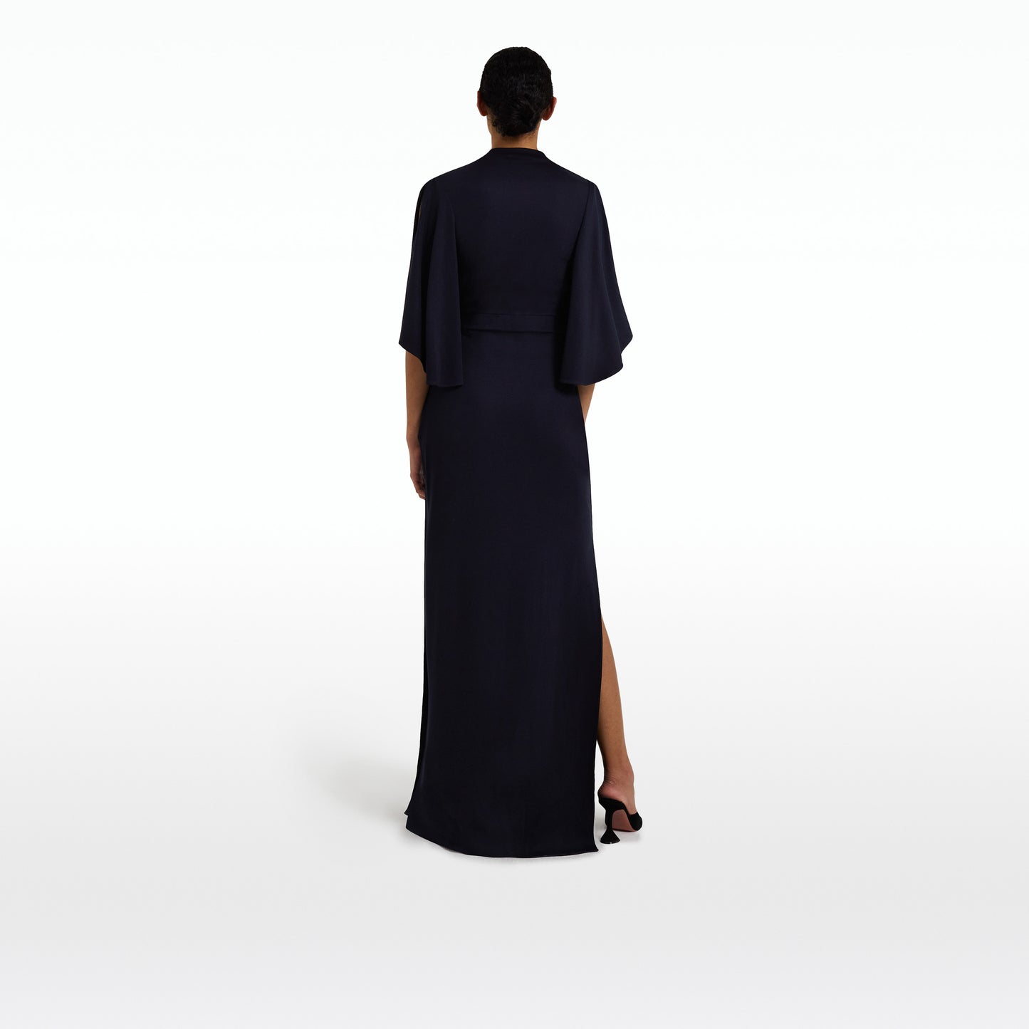 Oro Midnight Navy Long Dress