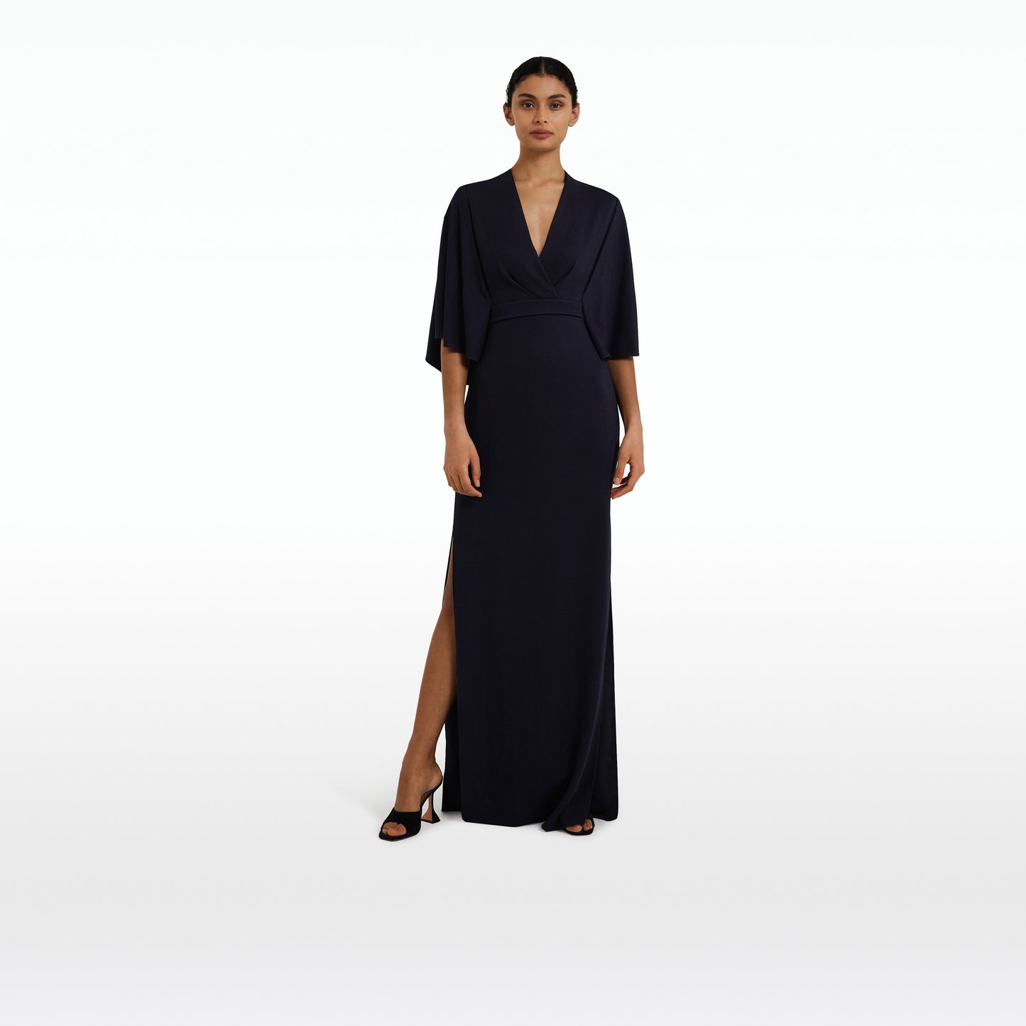 Oro Midnight Navy Long Dress