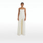 Remi Strapless Jumpsuit Ivory