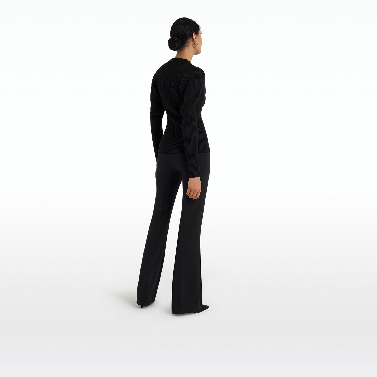 Abby Black Knit