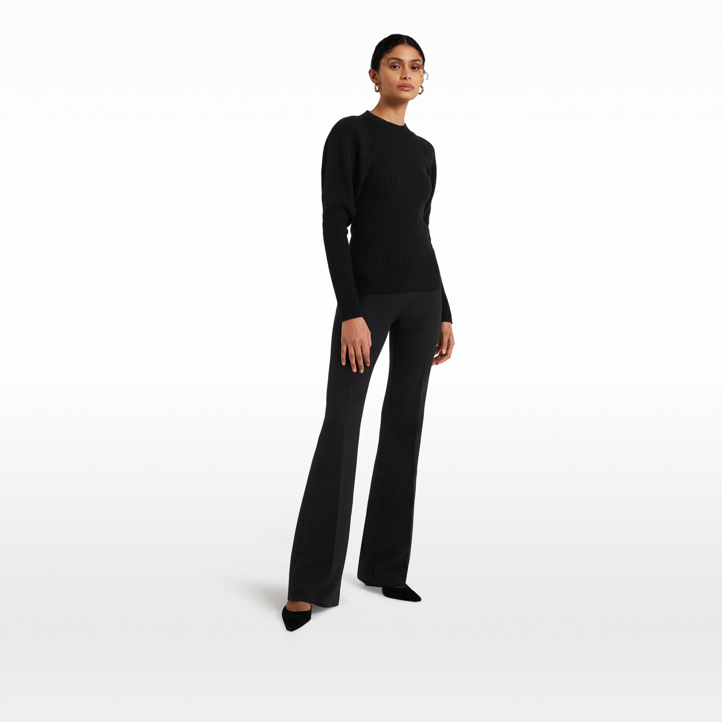 Abby Black Knit