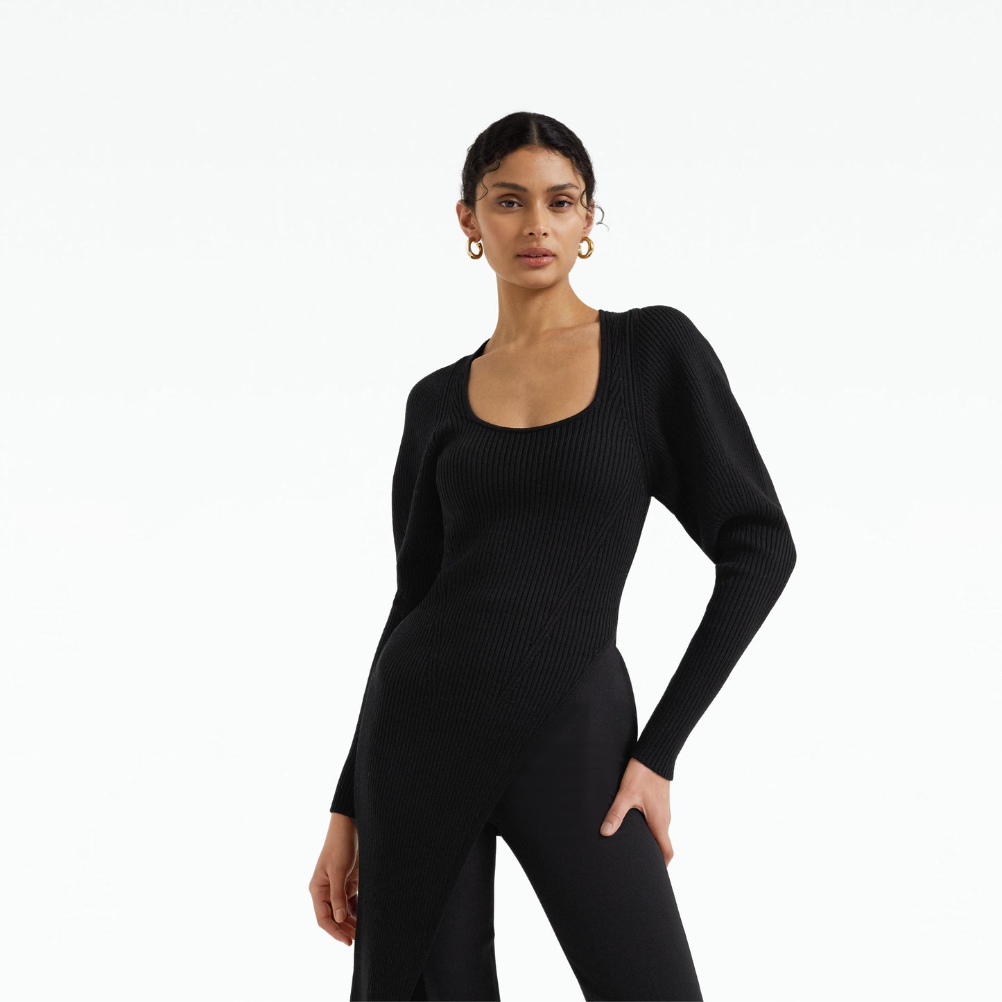 Louise Black Knit