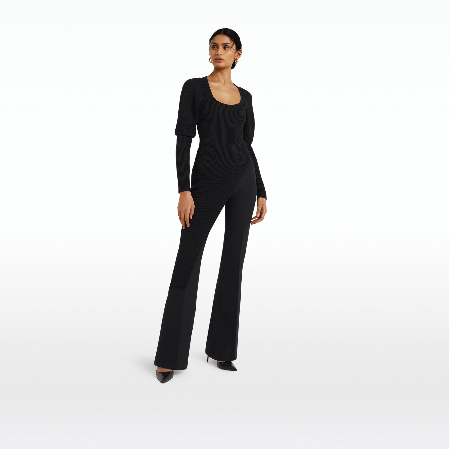 Louise Black Knit
