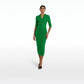 Akilah Emerald Crochet Dress