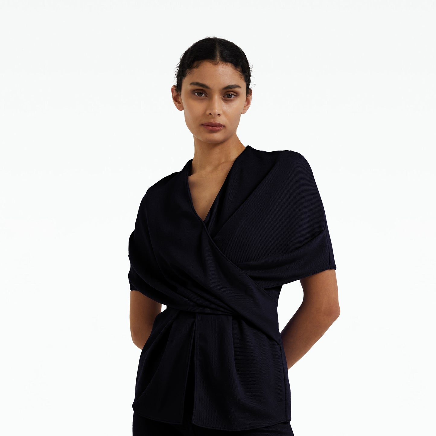 Andrey Navy Top