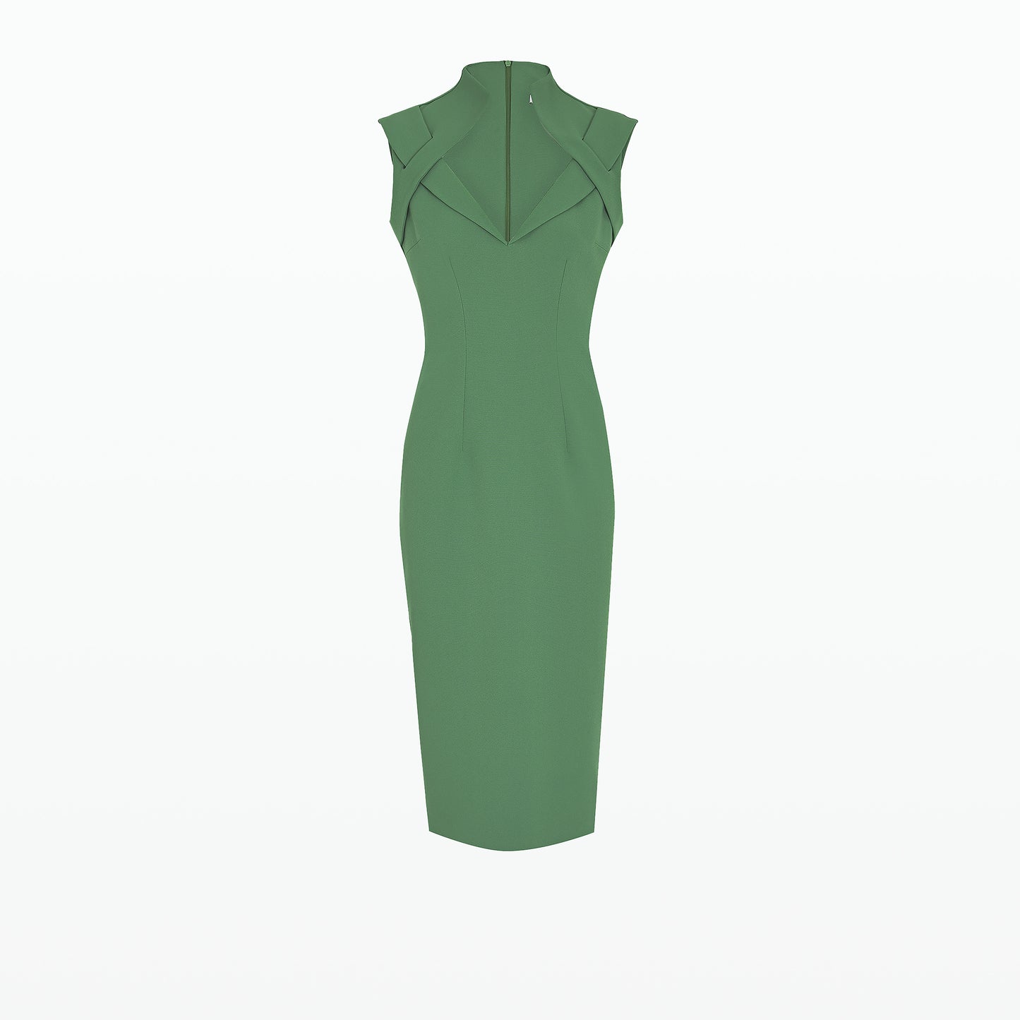 Loide Fern Green Midi Dress